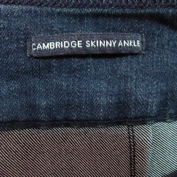 Pull-On Tummy-Control Jeans Velvet Stripe Pants - Picture 7 of 9